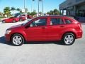 2007 Inferno Red Crystal Pearl Dodge Caliber SXT  photo #5