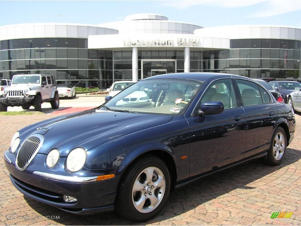 2002 S-Type 3.0 - Sapphire Blue Metallic / Ivory photo #1