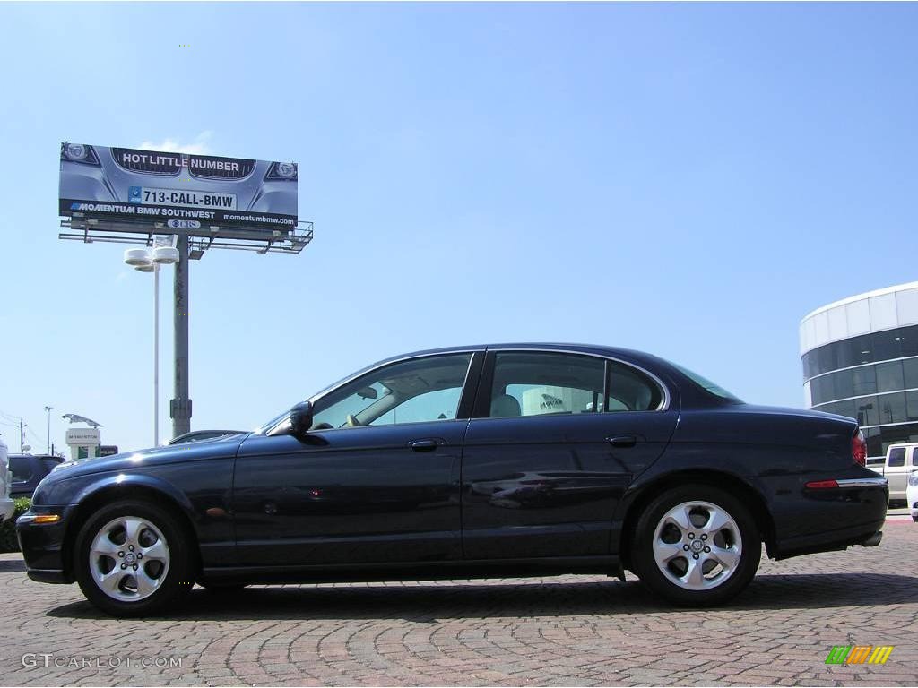 2002 S-Type 3.0 - Sapphire Blue Metallic / Ivory photo #2