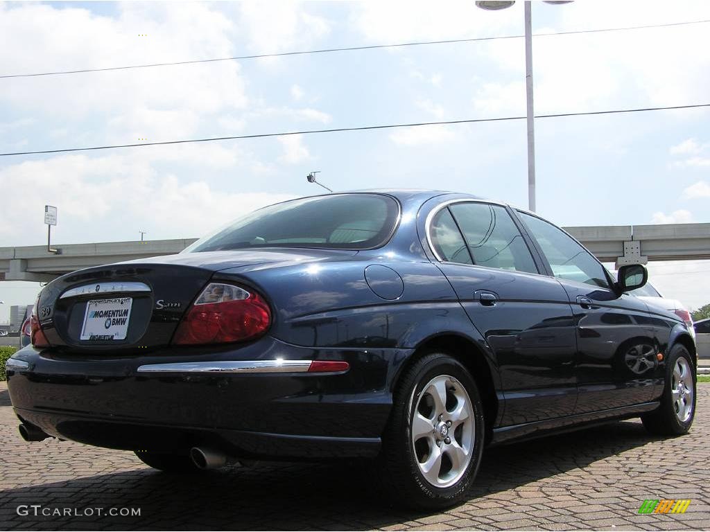 2002 S-Type 3.0 - Sapphire Blue Metallic / Ivory photo #5