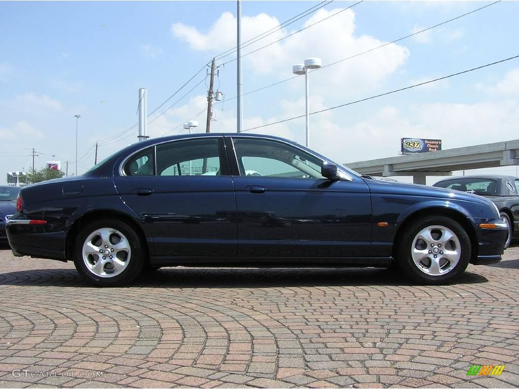 2002 S-Type 3.0 - Sapphire Blue Metallic / Ivory photo #6
