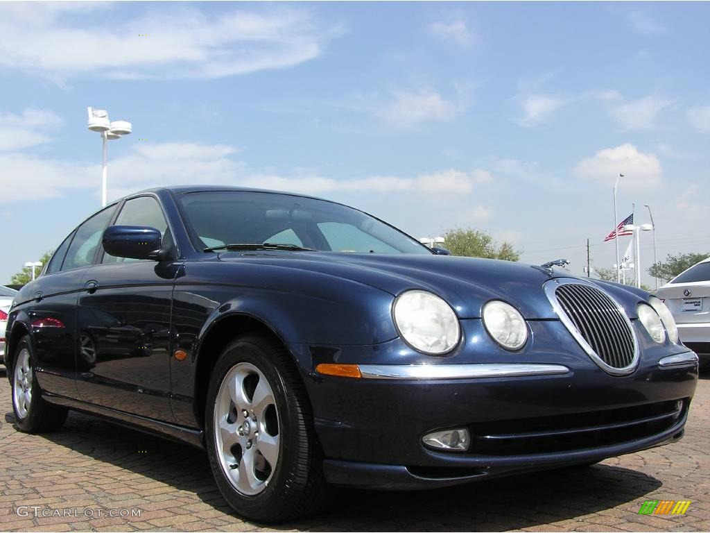 2002 S-Type 3.0 - Sapphire Blue Metallic / Ivory photo #7