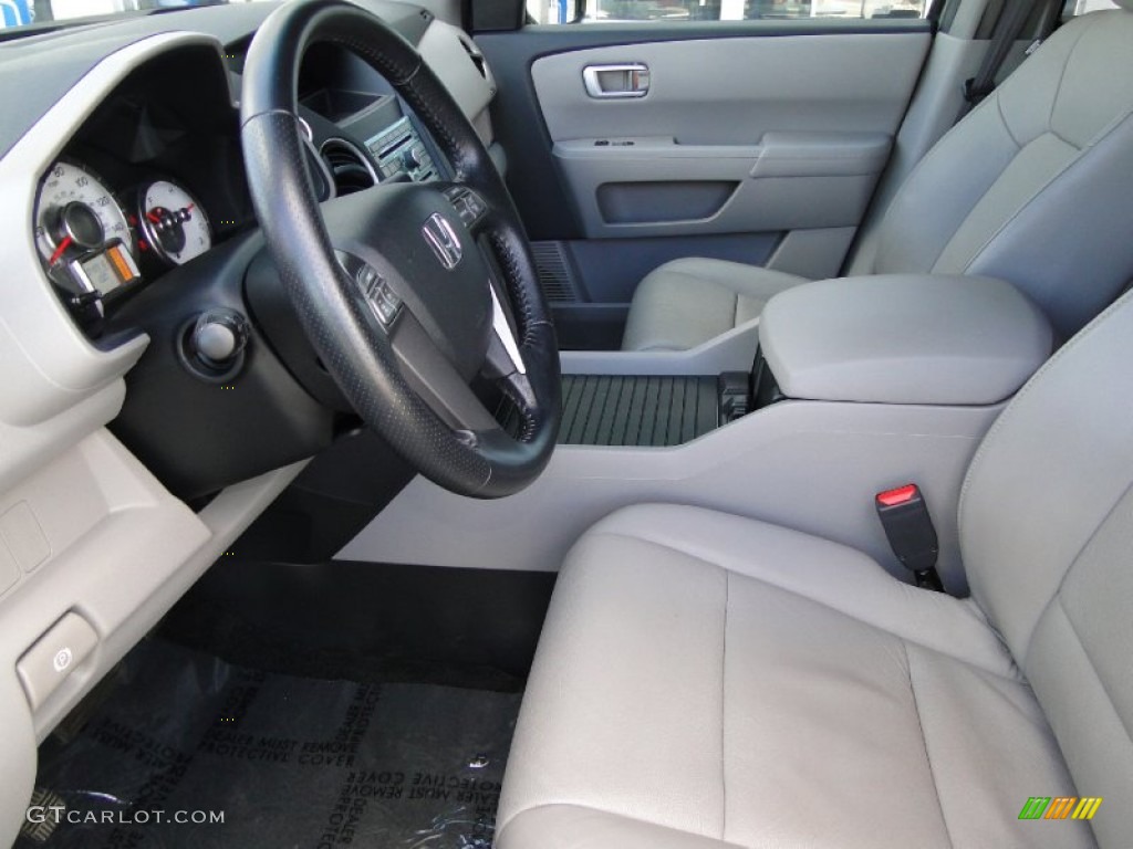 Gray Interior 2010 Honda Pilot EX-L Photo #56209280
