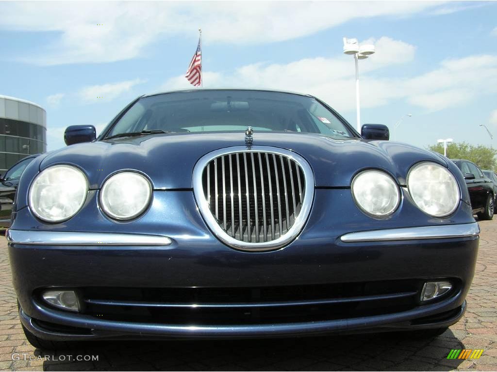 2002 S-Type 3.0 - Sapphire Blue Metallic / Ivory photo #8