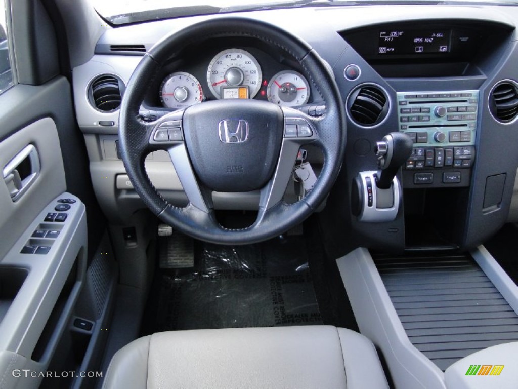 2010 Honda Pilot EX-L Gray Dashboard Photo #56209325