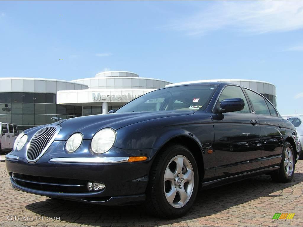 2002 S-Type 3.0 - Sapphire Blue Metallic / Ivory photo #9