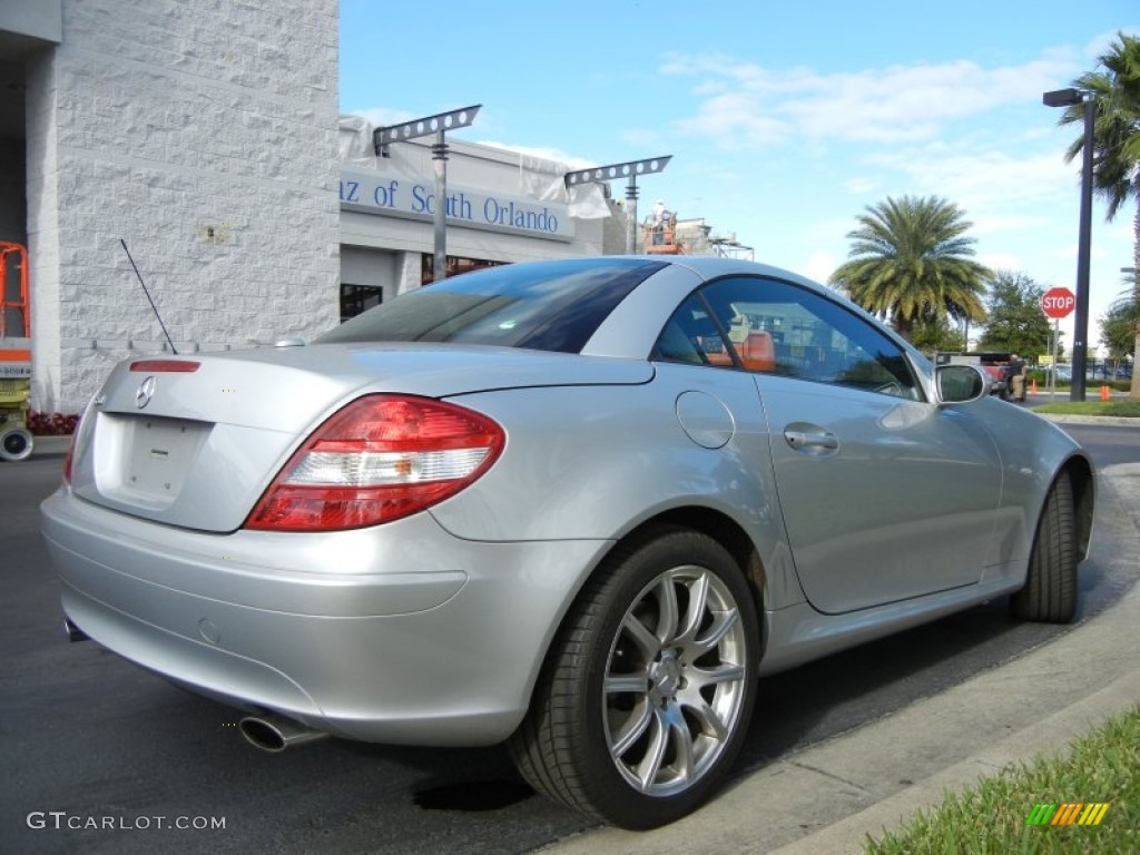 Iridium Silver Metallic 2007 Mercedes-Benz SLK 350 Roadster Exterior Photo #56209397