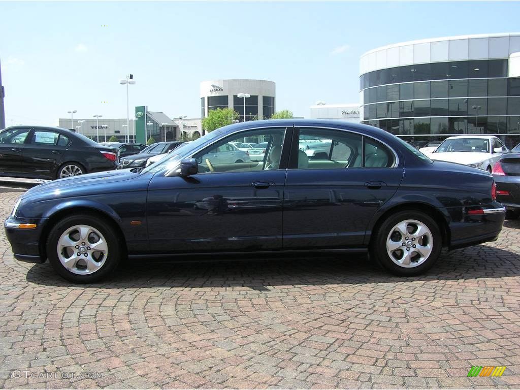 2002 S-Type 3.0 - Sapphire Blue Metallic / Ivory photo #10