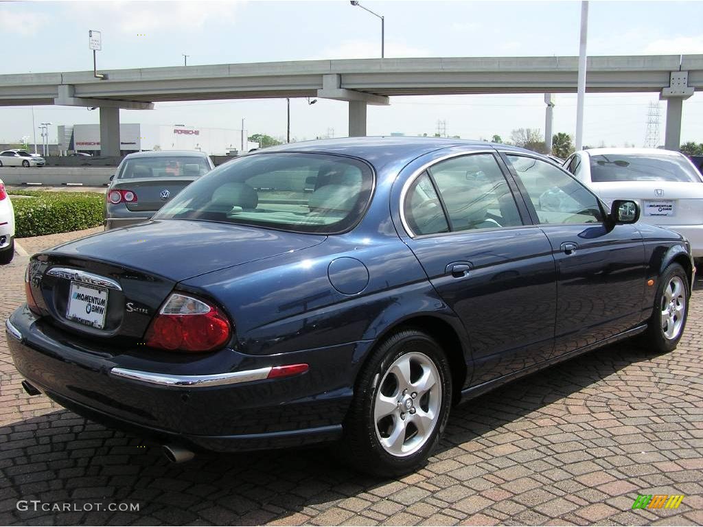 2002 S-Type 3.0 - Sapphire Blue Metallic / Ivory photo #13