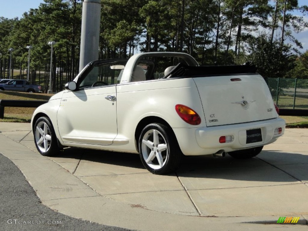 Cool Vanilla White 2005 Chrysler PT Cruiser GT Convertible Exterior Photo #56209592