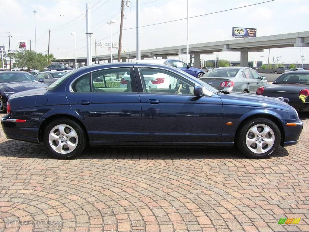 2002 S-Type 3.0 - Sapphire Blue Metallic / Ivory photo #14