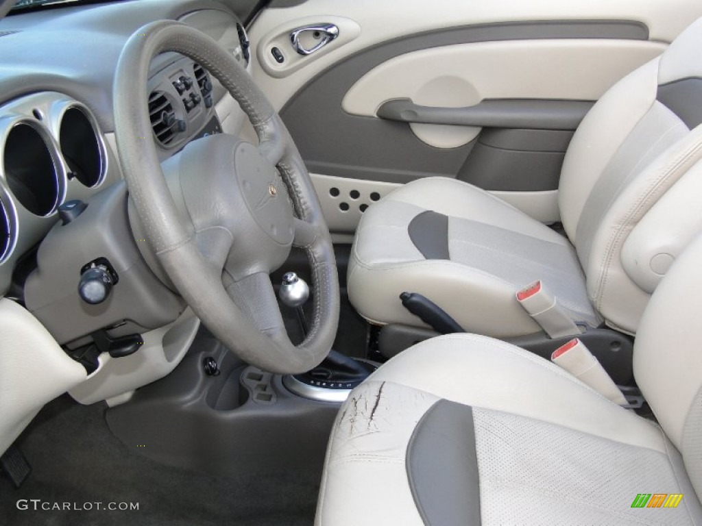 Taupe/Pearl Beige Interior 2005 Chrysler PT Cruiser GT Convertible Photo #56209655