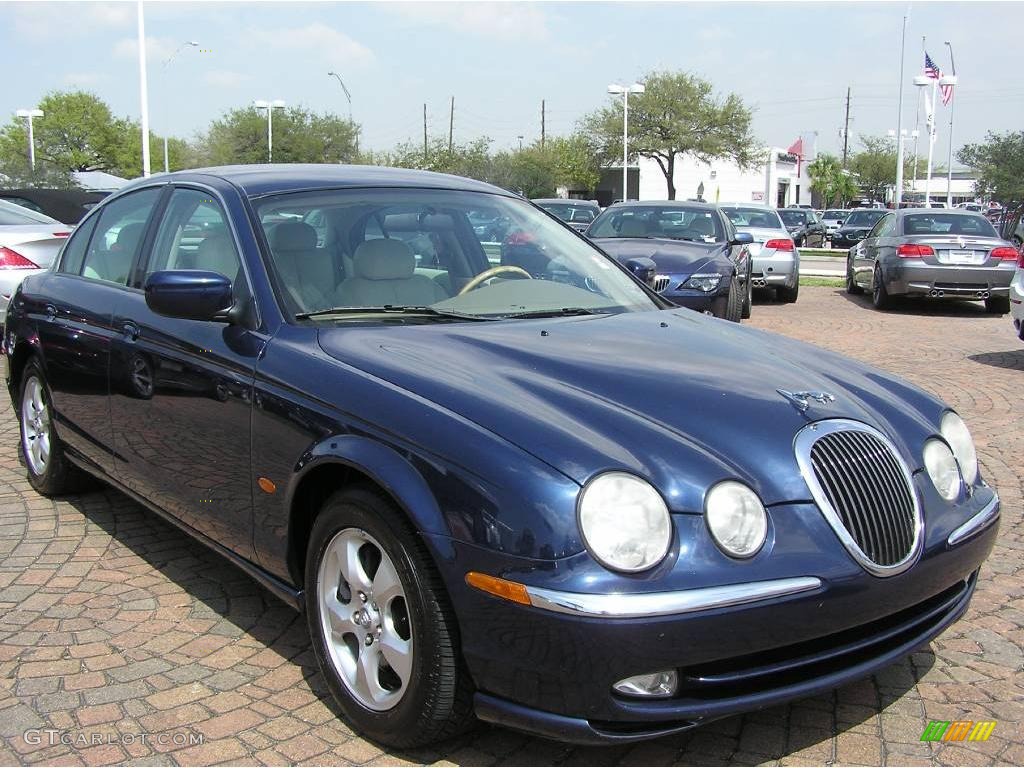 2002 S-Type 3.0 - Sapphire Blue Metallic / Ivory photo #15
