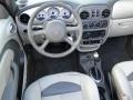Taupe/Pearl Beige 2005 Chrysler PT Cruiser GT Convertible Dashboard