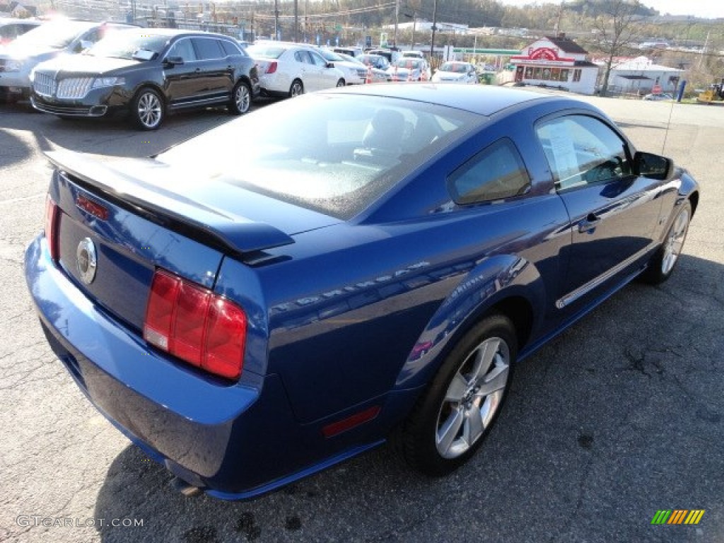 2006 Mustang GT Premium Coupe - Vista Blue Metallic / Dark Charcoal photo #4