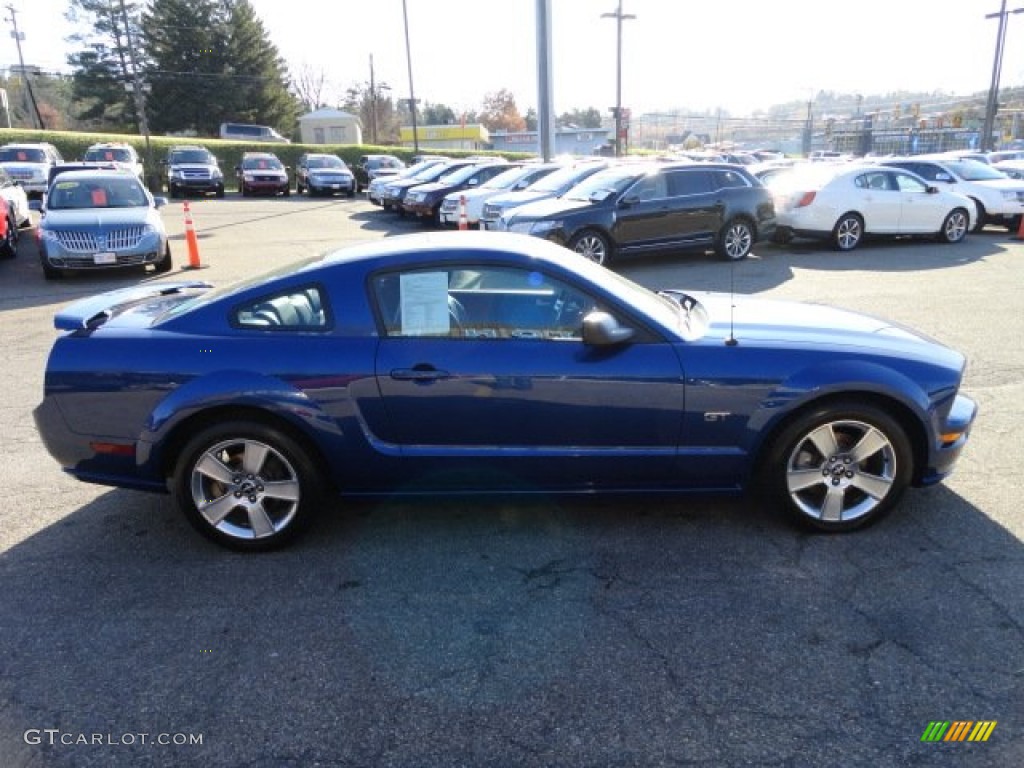 2006 Mustang GT Premium Coupe - Vista Blue Metallic / Dark Charcoal photo #5
