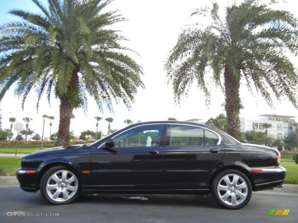 Ebony Black Jaguar X-Type