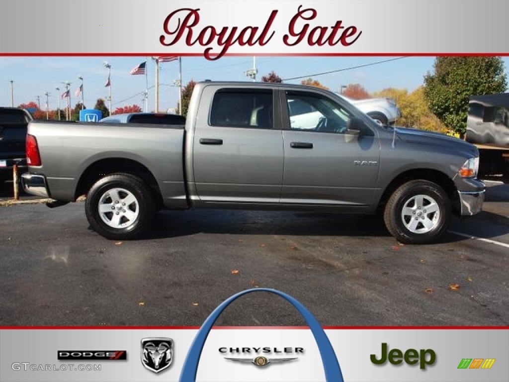 2009 Ram 1500 SLT Crew Cab 4x4 - Mineral Gray Metallic / Dark Slate/Medium Graystone photo #1