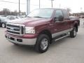 Dark Toreador Red Metallic 2007 Ford F250 Super Duty XLT SuperCab 4x4 Exterior