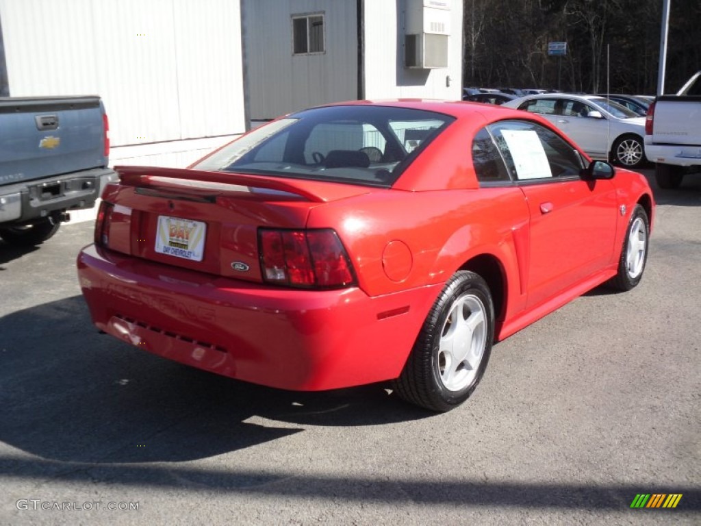 2004 Mustang V6 Coupe - Torch Red / Dark Charcoal photo #6
