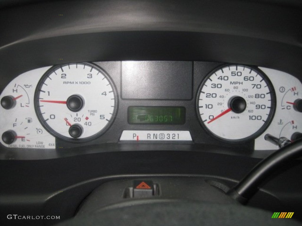 2007 Ford F250 Super Duty XLT SuperCab 4x4 Gauges Photo #56211413