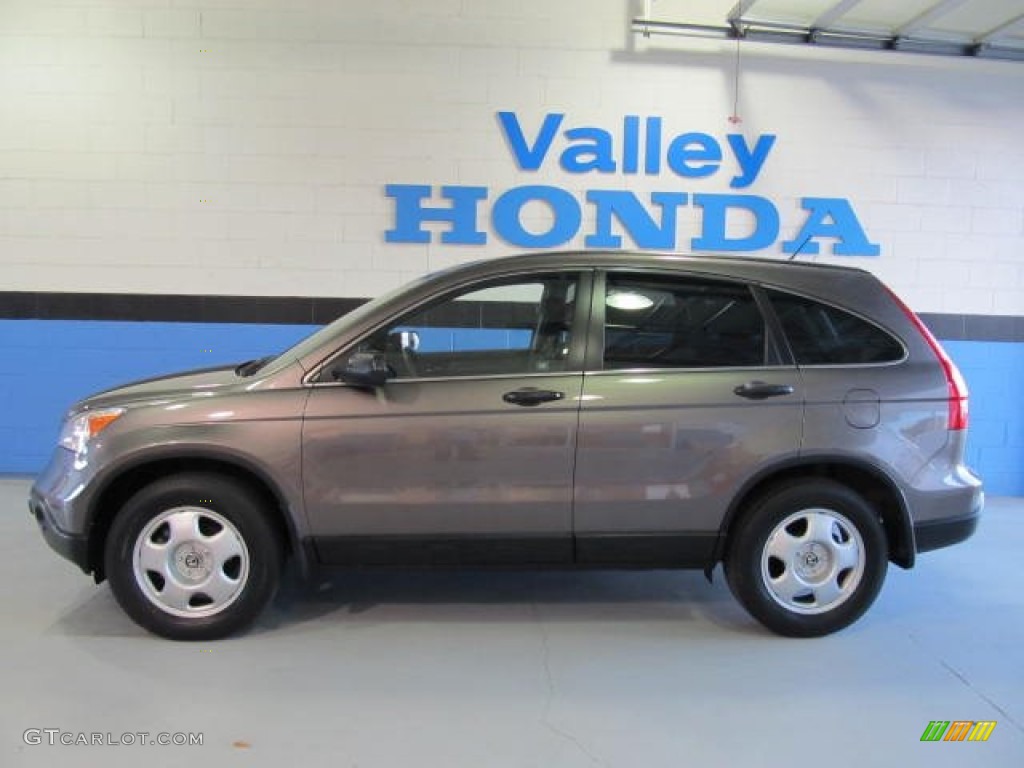 2009 CR-V LX 4WD - Urban Titanium Metallic / Black photo #2