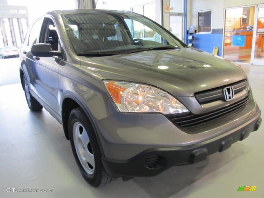 2009 CR-V LX 4WD - Urban Titanium Metallic / Black photo #4