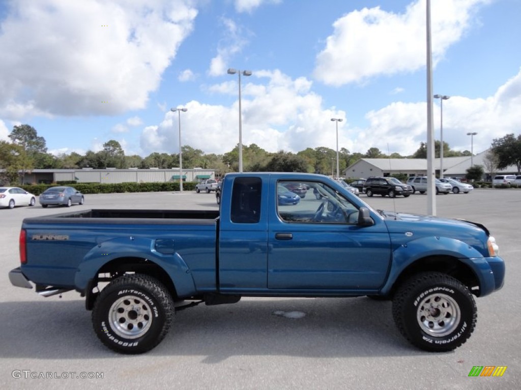 Electric Blue Metallic 2004 Nissan Frontier XE King Cab Desert Runner Exterior Photo #56211872