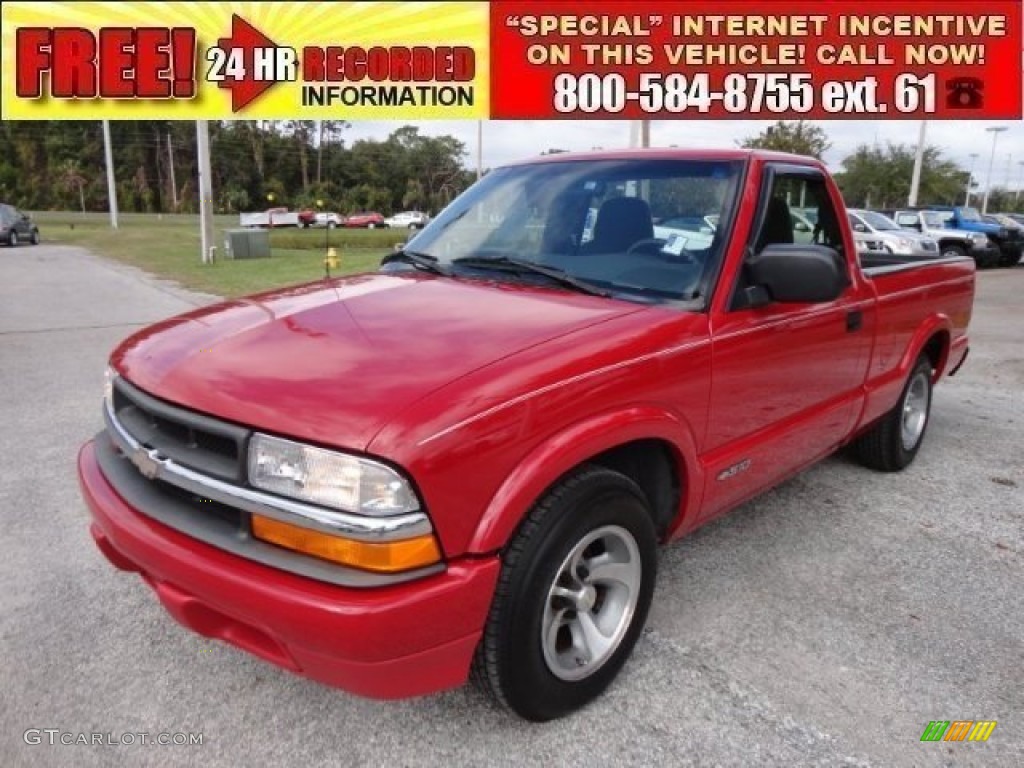 Bright Red Chevrolet S10