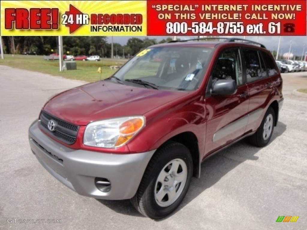 2005 RAV4  - Salsa Red Pearl / Dark Charcoal photo #1