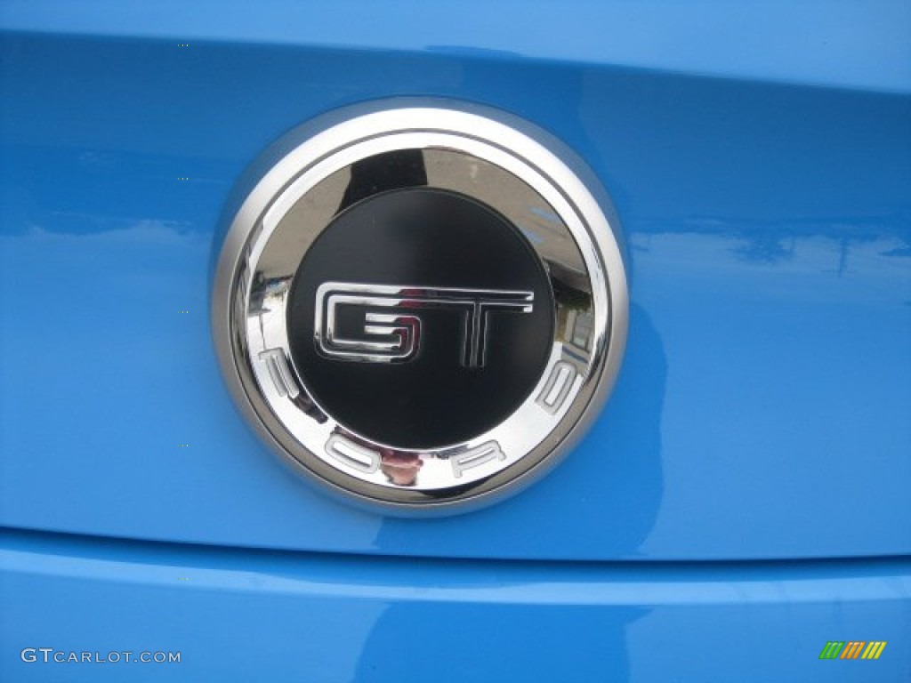 2010 Mustang GT Premium Coupe - Grabber Blue / Charcoal Black/Grabber Blue photo #19