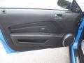 Charcoal Black/Grabber Blue Door Panel Photo for 2010 Ford Mustang #56213282