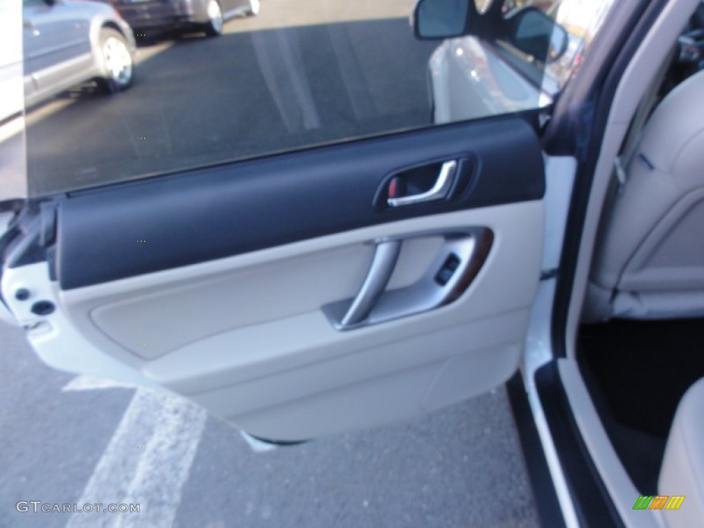 2009 Subaru Outback 3.0R Limited Wagon Warm Ivory Door Panel Photo #56214059