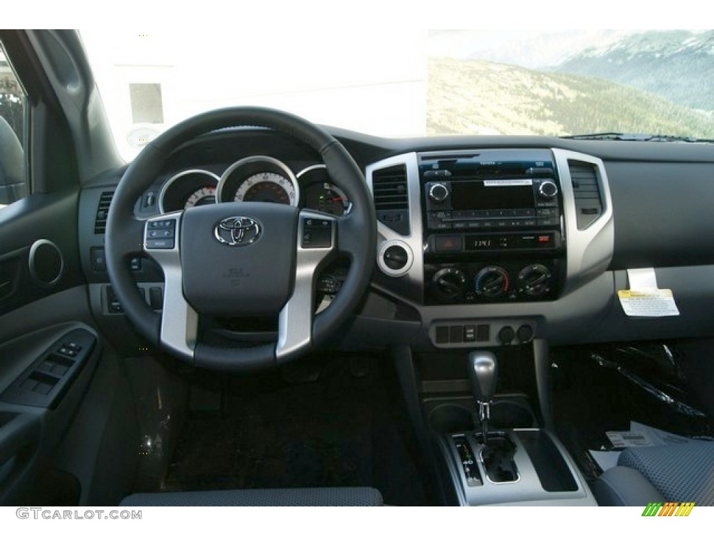 2012 Tacoma V6 TRD Sport Double Cab 4x4 - Magnetic Gray Mica / Graphite photo #10