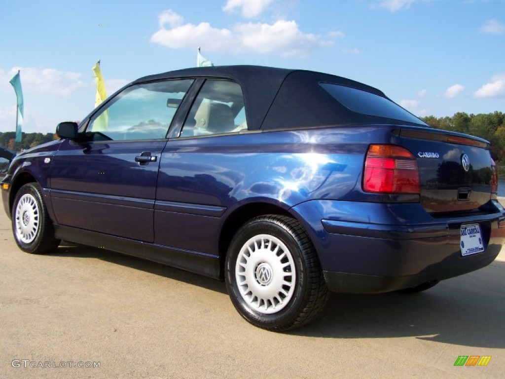 2002 Cabrio GLS - Marlin Blue Pearl / Black photo #8