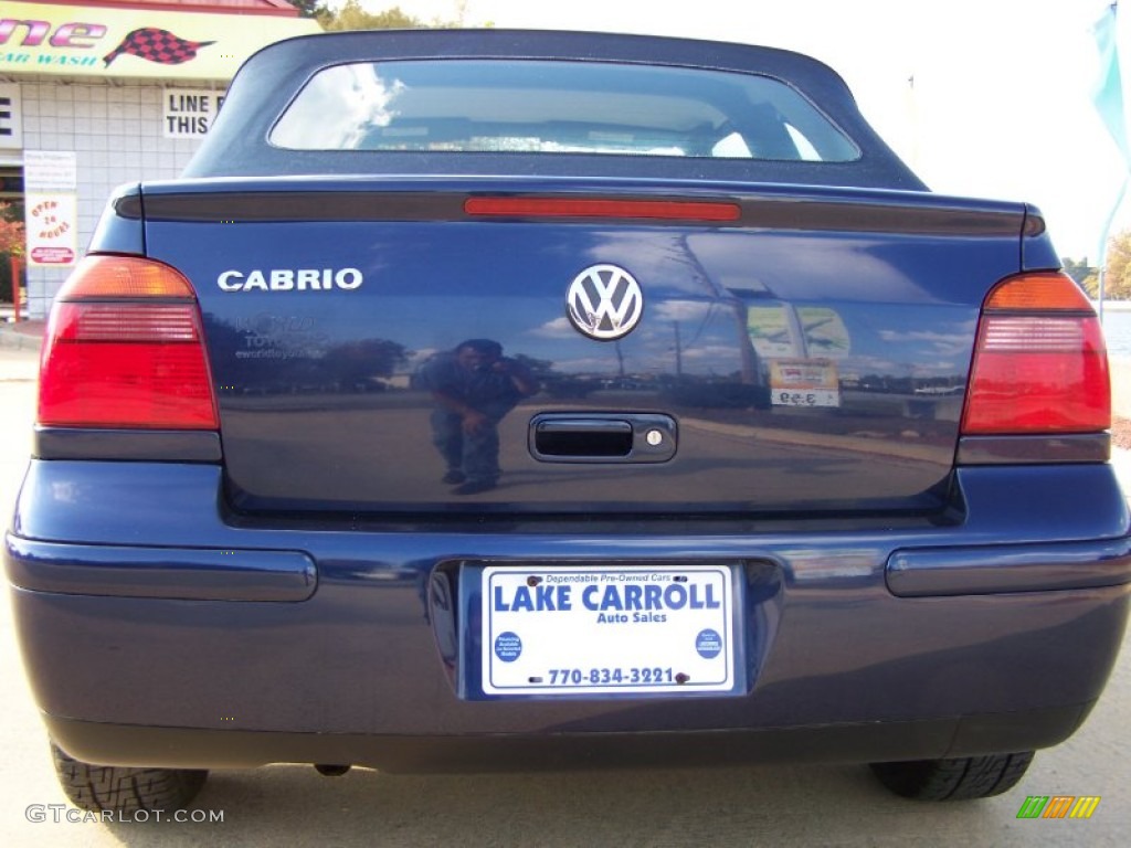 2002 Cabrio GLS - Marlin Blue Pearl / Black photo #9