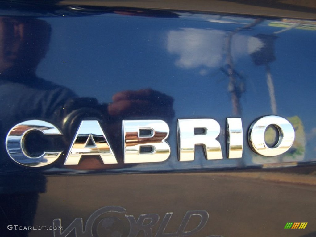 2002 Cabrio GLS - Marlin Blue Pearl / Black photo #10