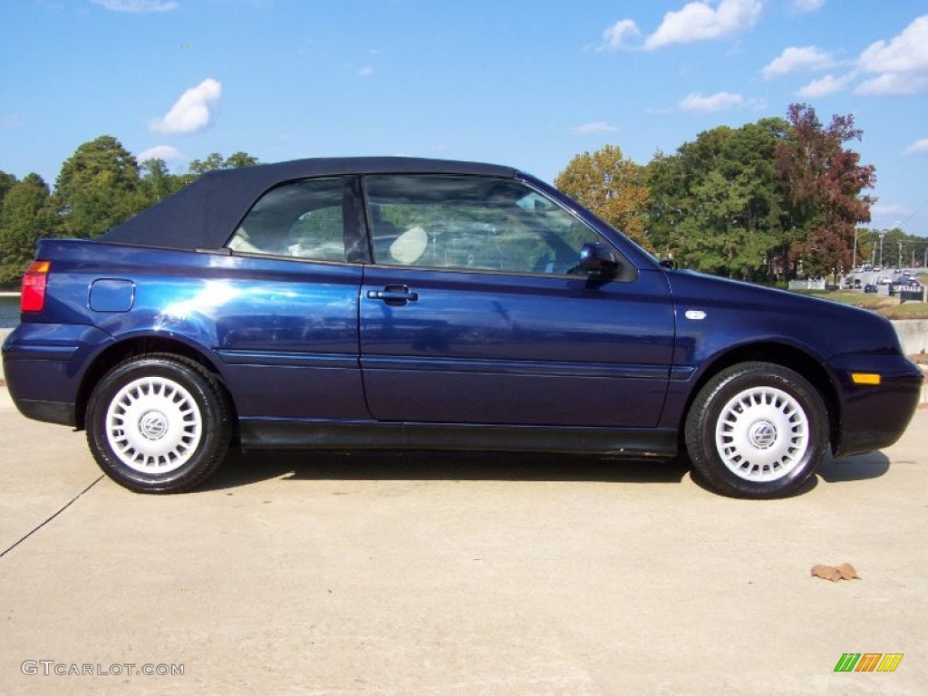 2002 Cabrio GLS - Marlin Blue Pearl / Black photo #19