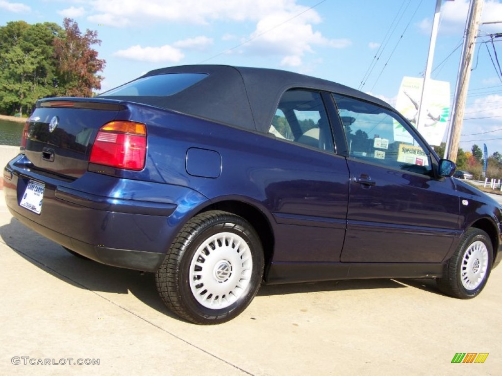 2002 Cabrio GLS - Marlin Blue Pearl / Black photo #21