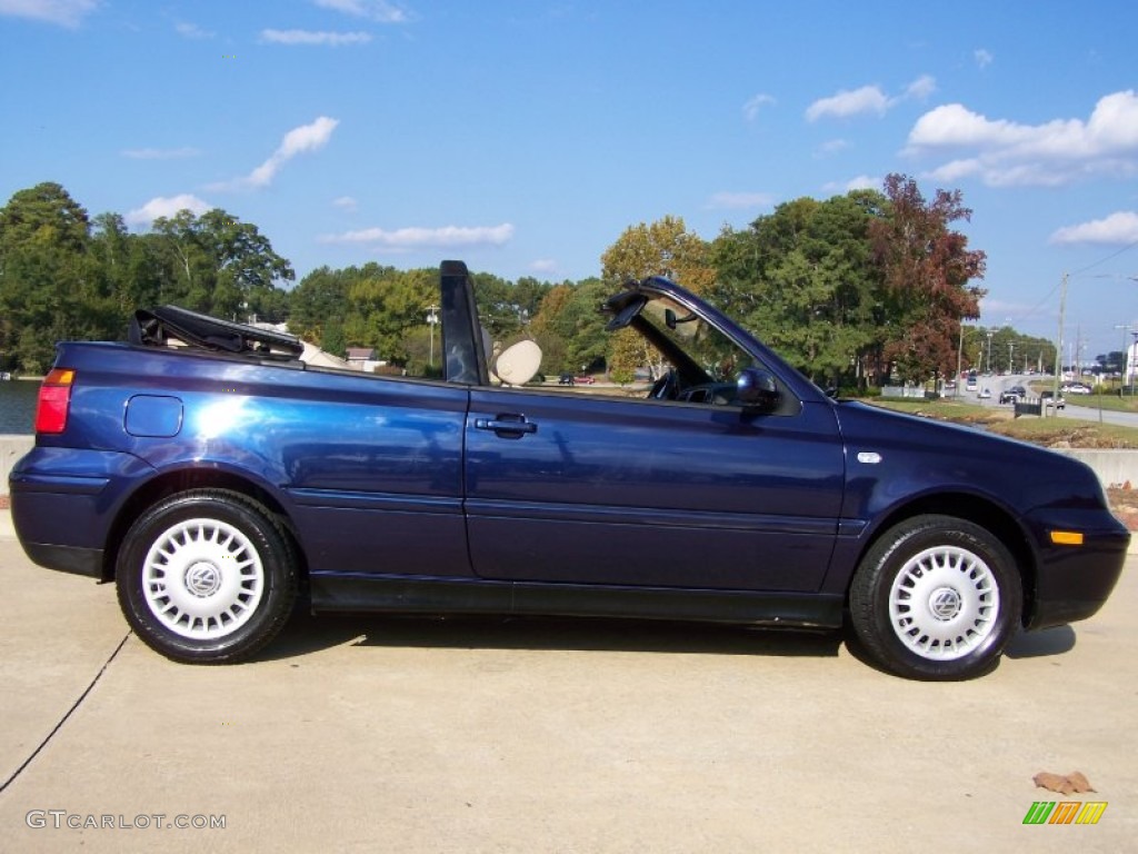 2002 Cabrio GLS - Marlin Blue Pearl / Black photo #25