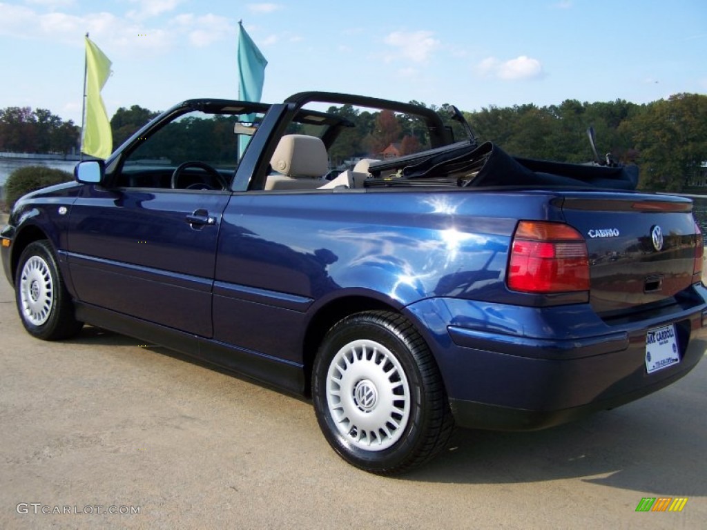 2002 Cabrio GLS - Marlin Blue Pearl / Black photo #52