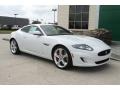 Polaris White 2012 Jaguar XK XKR Coupe Exterior