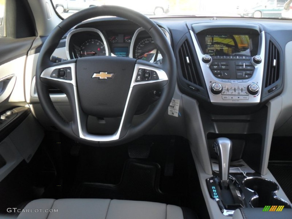 2012 Chevrolet Equinox LT Light Titanium/Jet Black Dashboard Photo #56217671