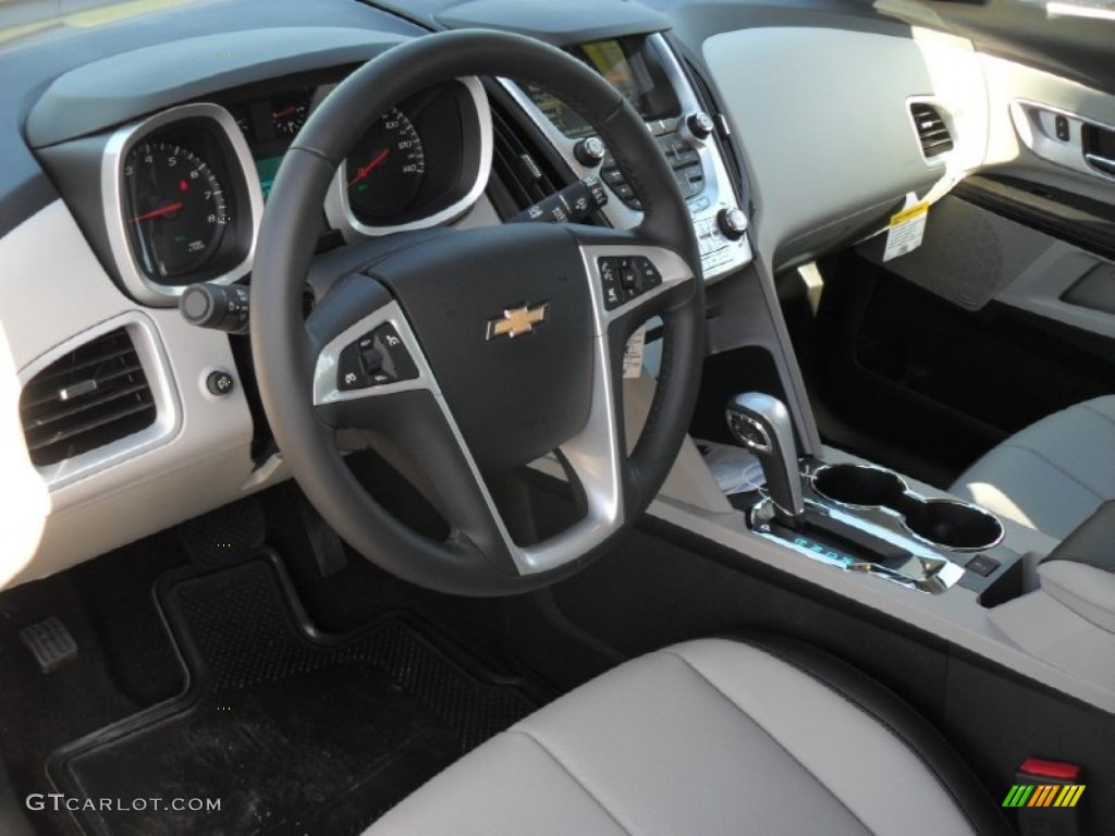 Light Titanium/Jet Black Interior 2012 Chevrolet Equinox LT Photo #56217767