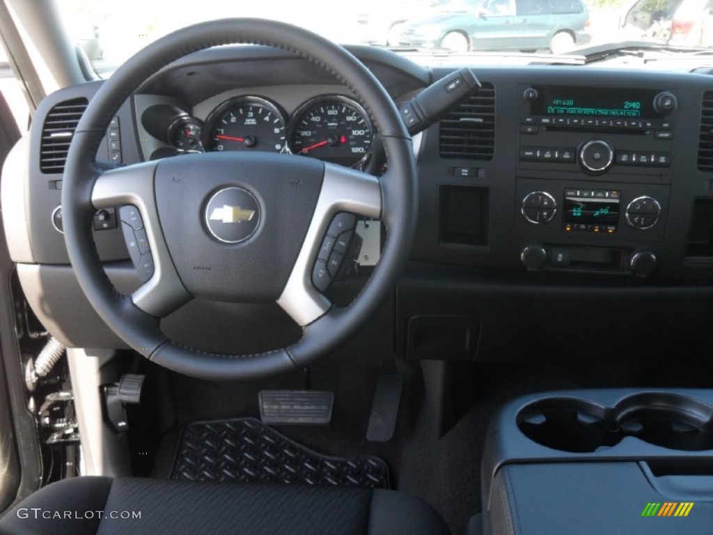 2012 Silverado 1500 LT Extended Cab - Black / Ebony photo #14