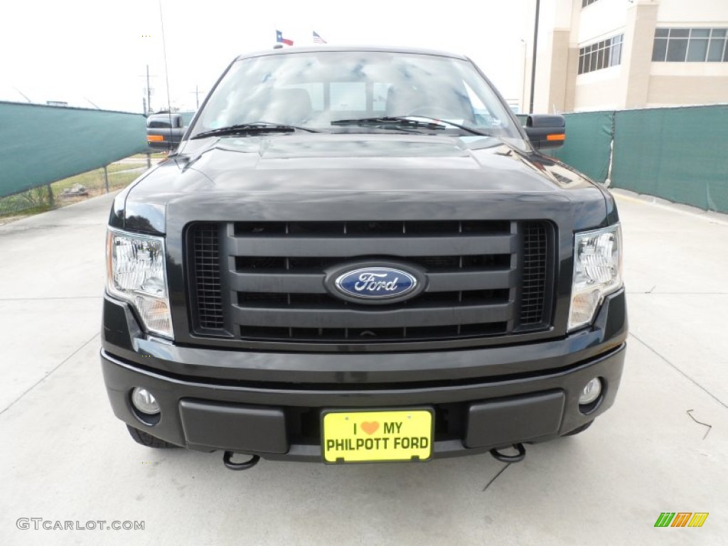 2010 F150 FX4 SuperCrew 4x4 - Tuxedo Black / Black photo #8