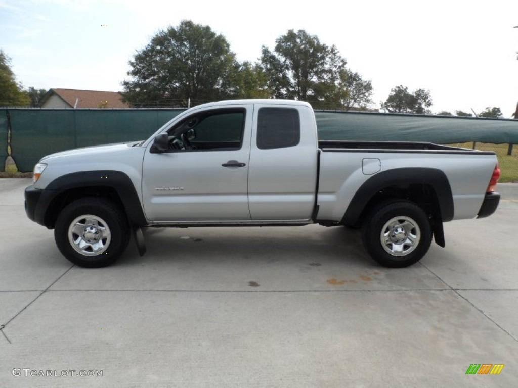 2008 Tacoma Access Cab 4x4 - Silver Streak Mica / Graphite Gray photo #6