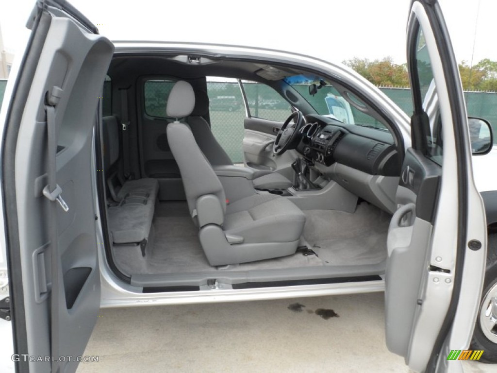 2008 Tacoma Access Cab 4x4 - Silver Streak Mica / Graphite Gray photo #24