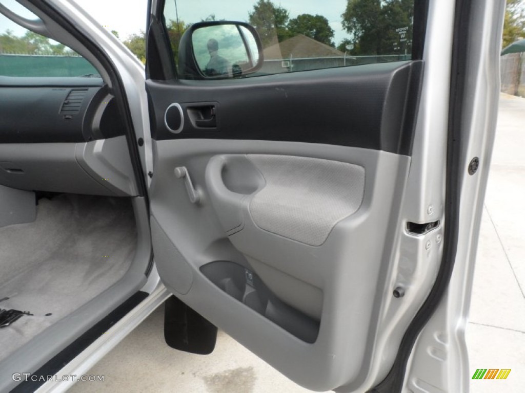 2008 Toyota Tacoma Access Cab 4x4 Graphite Gray Door Panel Photo #56218961