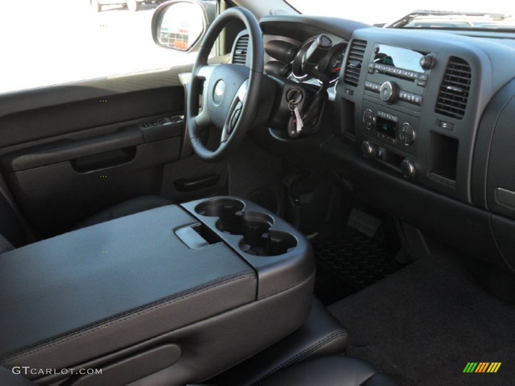 2012 Silverado 1500 LT Crew Cab - Blue Granite Metallic / Ebony photo #19